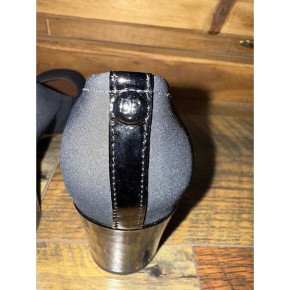 Donald Pliner Corin Square Toe Pumps Heels w/a Mirror Heel RandSize 9.5 - Picture 10 of 16